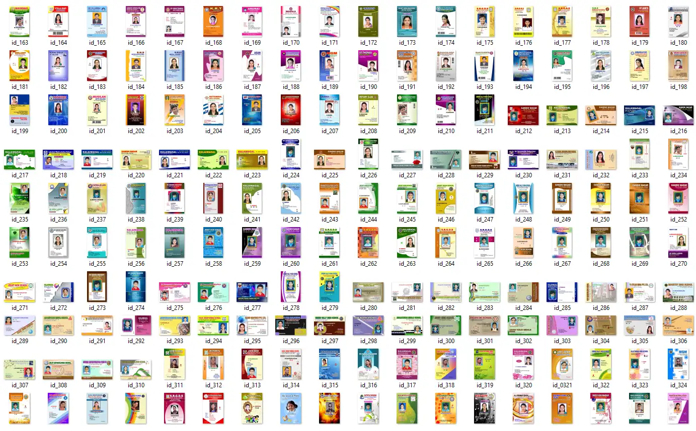 Professional ID CARD Templates (1000 Design) | PSD Format